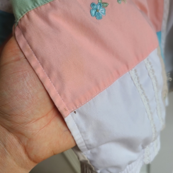 Vintage Koret Francisca Patchwork Light Jacket Size L - Picture 10 of 13